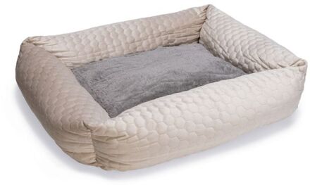 Karlie Velvet - Hondenmand - Beige - 65x60x20cm - Middel