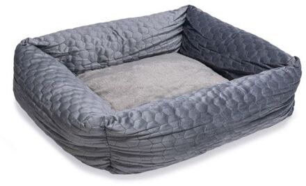 Karlie Velvet - Hondenmand - Donkergrijs - 55x50x20cm - Klein