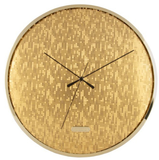 Karlsson discobal wandklok goud - 40cm Goudkleurig