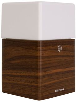 Karlsson Frosted Light LED - Dark hout veneer Bruin