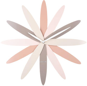 Karlsson Wall Clock Bloom Roze