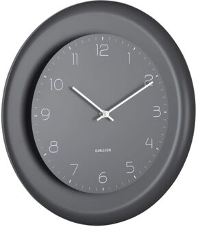 Karlsson Wall Clock Dual Disc Grijs