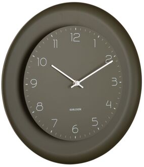 Karlsson Wall Clock Dual Disc Groen