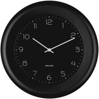 Karlsson Wall Clock Dual Disc Zwart