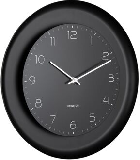 Karlsson Wall Clock Dual Disc Zwart