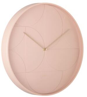 Karlsson Wall Clock Echelon Circular Roze