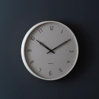 Karlsson Wall Clock Stark Grijs