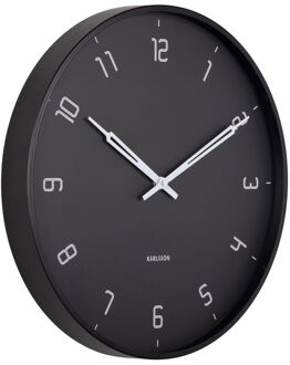 Karlsson Wall Clock Stark Zwart