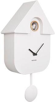 Karlsson Wandklok Cuckoo Wit