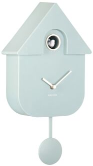 Karlsson Wandklok Modern Cuckoo - Blauw - 8,5x21,5x41cm