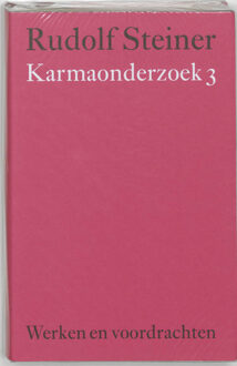Karmaonderzoek / 3 - Boek Rudolf Steiner (9060385284)