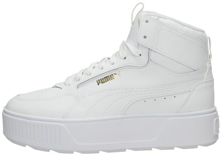 Karmen Rebelle Mid Halfhoge Sneaker Dames Wit