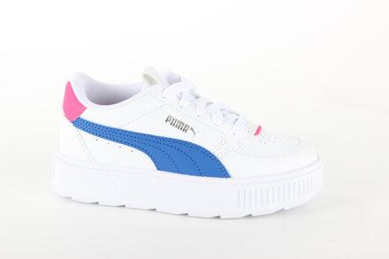 Karmen Rebelle Sneaker Meisjes Wit/Blauw/Roze