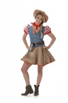 Karnival Costumes Verkleedkleding Kostuum Rodeo Girl voor vrouwen Zwart - M