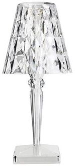 Kartell Big Battery Tafellamp - Transparant - Draadloos
