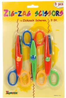 Kartelschaar gekleurd, 3st.