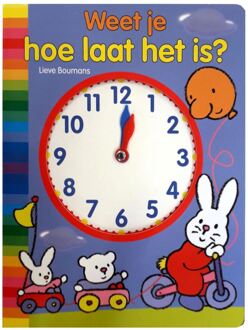 Kartonboek Weet je hoe laat het is?