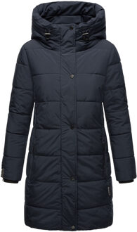 Karumikoo XVI damesjas – warm, stijlvol & met capuchon - maat Blauw