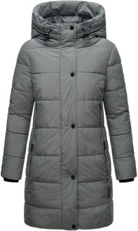 Karumikoo XVI damesjas – warm, stijlvol & met capuchon - maat Blauw