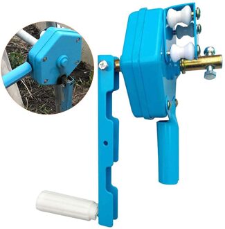Kas Film Lifting Gereedschap Hand Crank Rolling Up Apparaat Schaduw Netto Agrarische Side Film Coiling Rolgordijnen Crank Lier