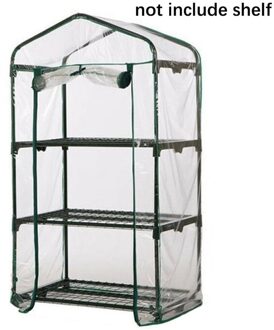 Kas Tuin Planten Bloem Pvc Cover Balkon Tuin Corrosiebestendig Waterdicht Anti-Uv Plant Cover 126 49 69cm