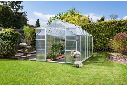 Kas Uranus 11500 - Polycarbonaat 6mm - Aluminium - 257x445x248cm