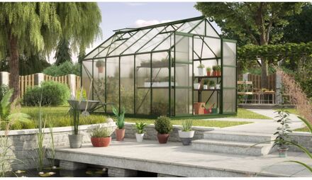Kas Uranus 9900 - Polycarbonaat 4mm - Smaragd - 257x383x248cm
