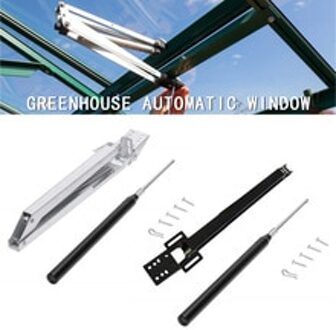 Kas Venster Opener Solar Warmte Gevoelige Automatische Vent Kit Tuinieren Onderhoudt Beste Temperatuur Landbouw Tuingereedschap zilver