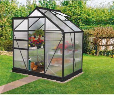 Kas Venus 2500 - Polycarbonaat 6mm - Zwart - 195x131x197cm