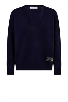 Kasjmier blend trui Cash  donkerblauw - S,M,L,