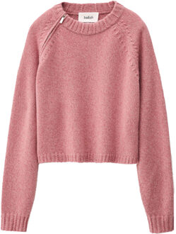 Kasjmier trui met rits detail Corvy  roze - XS (FR 0),S (FR 1),M (FR 2),L (FR 3),