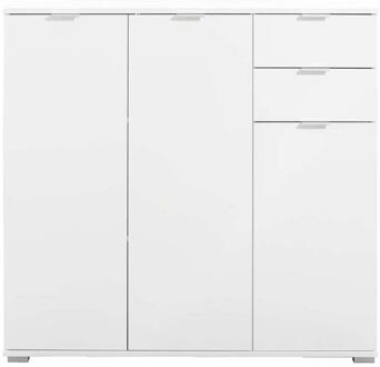 Kast Alaska - 101x107x35 Cm - Spaanplaat - Wit
