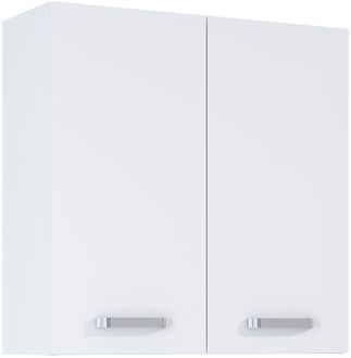 Kast Ava 60cm 2 Deuren Wit En Chroom