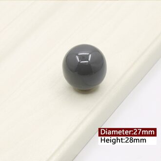 Kast Knoppen Keramische Kastdeur Pull Candy Kleur Kast Kledingkast Lade Bal Ronde Single-Gat Pull Hand Lade Handvat 08