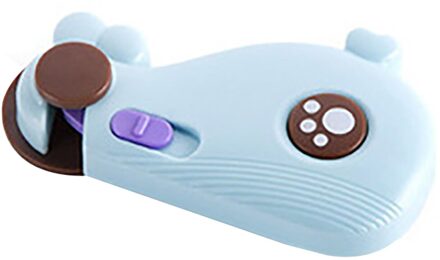 Kastdeur Walvis Kinderslot Multifunctionele Baby Anti-Clamp Hand Baby Bescherming Levert Lade Veiligheid Gesp blauw