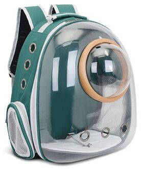 Kat Carrier Zakken Ademend Kat Rugzak Reizen Ruimte Capsule Huisdier Draagtas Outdoor Puppy Vervoer Huisdier Accessoires groen