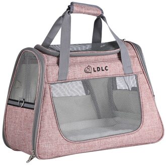 Kat Draagtas Ademend Mesh Handtas Outdoor Huisdier Rugzak Draagbare Huisdier Schoudertas Voor Katten Kleine Hond Reizen Dierbenodigdheden roze