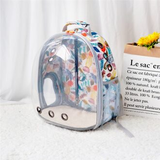 Kat Draagtas Ademende Transparante Puppy Kat Rugzak Astronaut Katten Doos Kooi Kleine Hond Pet Travel Carrier Handtas Ruimte 3