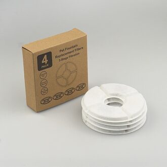 Kat Fontein Hond Drinkbak Huisdier Usb Automatische Water Dispenser Super Quiet Drinker Auto Feeder 4stk Filter screen