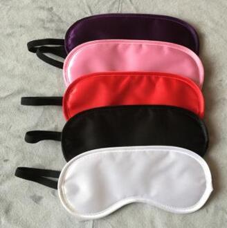 Kat Gezicht Geïmiteerd Zijde Ooglapje Shading Slaap Oog Verstelbare Eyepatch Travel Relax Cover Blindfold Eye Care Tools willekeurig 1stk