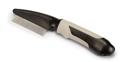 Kat Groot - Vlooienkam - 21 x 4,5 cm - Zwart Grijs - 1