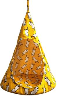 Kat Hangmat Bed Kegelvorm Ademend Linnen Spons Tent Opknoping Kooi Cover Voor Kat Dierbenodigdheden Y / M