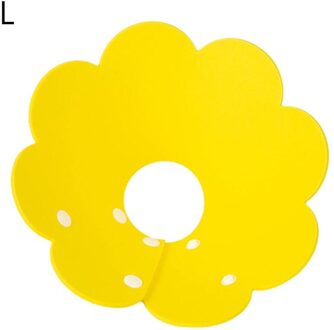 Kat Herstel Kraag Elizabethan Kraag Wondgenezing Beschermende Kegel Voor Kitten C7AD geel-L