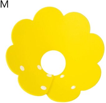 Kat Herstel Kraag Elizabethan Kraag Wondgenezing Beschermende Kegel Voor Kitten HX6D geel-M