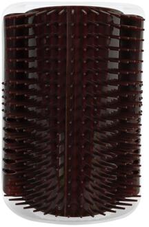 Kat Hoek Krassen Wrijven Borstel Huisdier Ontharing Massage Kam Deshedding Haar Handschoenen Honden Bad Schoonmaakproducten Dier Donkerbruin