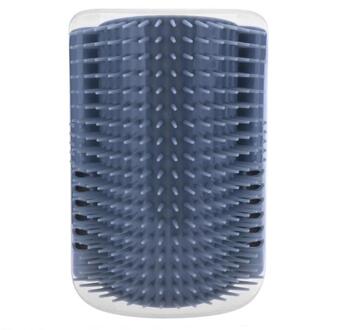 Kat Hoek Krassen Wrijven Borstel Huisdier Ontharing Massage Kam Deshedding Haar Handschoenen Honden Bad Schoonmaakproducten Dier Grijs