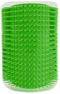 Kat Hoek Krassen Wrijven Borstel Huisdier Ontharing Massage Kam Deshedding Haar Handschoenen Honden Bad Schoonmaakproducten Dier groen