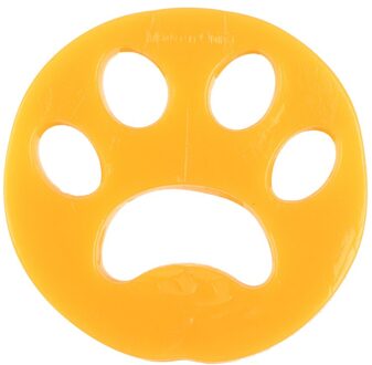 Kat Hond Bont Lint Haar Remover Huisdier Wasmachine Accessoire geel