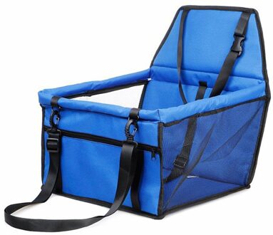Kat Hond Carrier Oxford Doek Waterdichte Opvouwbare Wasbare Hangmat Reizen Mat Tas Cover Voor Pet Seat blauw