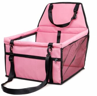 Kat Hond Carrier Oxford Doek Waterdichte Opvouwbare Wasbare Hangmat Reizen Mat Tas Cover Voor Pet Seat roze